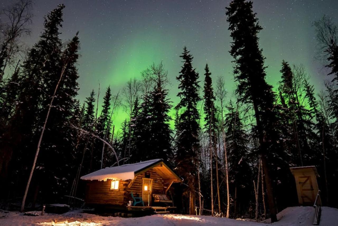 Studio Log Dry Cabin| Aurora Views! Fairbanks Luaran gambar