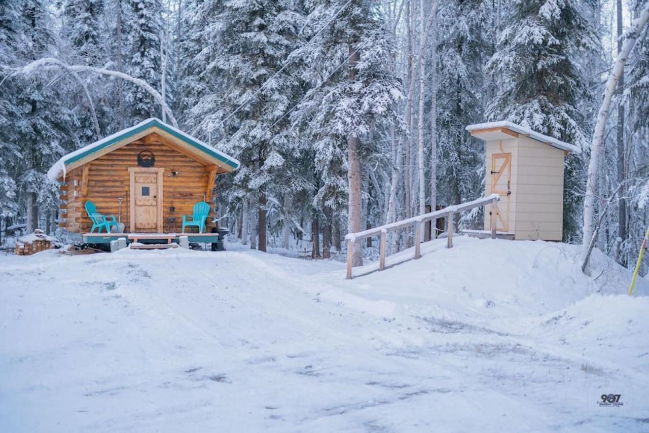 Studio Log Dry Cabin| Aurora Views! Fairbanks Luaran gambar